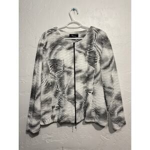 Brianna full zip lightweight jacket‎ womens XL casual versatile beachy tropical